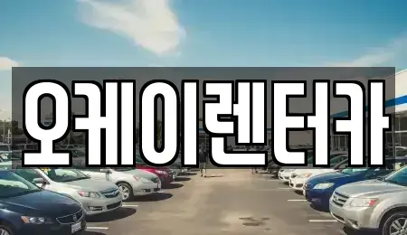 대전 중구 선화동 렌트카 전문 오케이렌터카