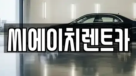 대전광역시 동구 렌트카 전문 씨에이치렌트카