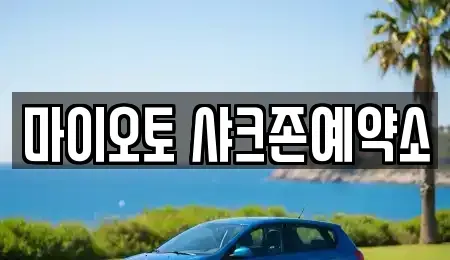 대전광역시 서구 괴정동 단기렌트카 전문 마이오토 샤크존예약소