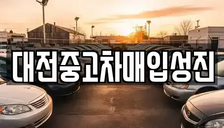 대전광역시 서구 괴정동 중고차매입 전문 대전중고차매입성진