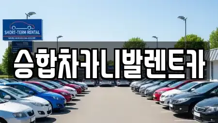 대전광역시 유성구 구암동 렌트카 전문 승합차카니발렌트카