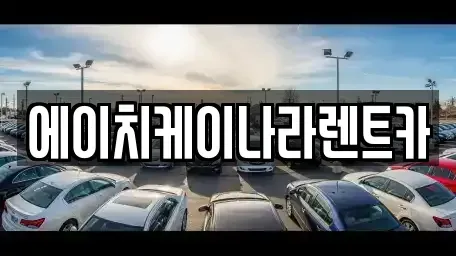 대전광역시 유성구 봉산동 렌트카 전문 에이치케이나라렌트카