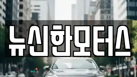 대전광역시 유성구 봉산동 중고차 전문 뉴신한모터스