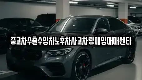 대전광역시 중구 은행동 중고차매입 전문 중고차수출수입차노후차사고차량매입매매센타