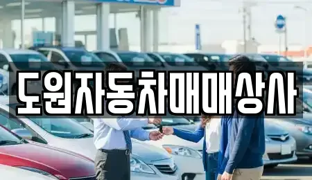 부산 강서구 녹산동 중고차 전문 도원자동차매매상사