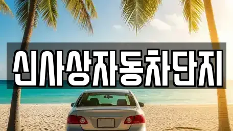 부산 강서구 대저2동 중고차 전문 신사상자동차단지