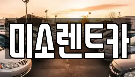 부산 북구 구포동 렌트카 전문 미소렌트카