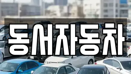 부산 서구 충무동2가 중고차매매 전문 동서자동차