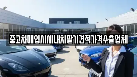 부산 서구 충무동2가 중고차매입 전문 중고차매입시세내차팔기견적가격수출업체