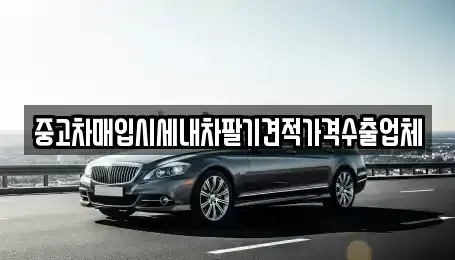 부산 서구 토성동2가 중고차매입 전문 중고차매입시세내차팔기견적가격수출업체