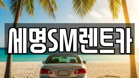 부산 영도구 신선동2가 렌트카 전문 세명SM렌트카
