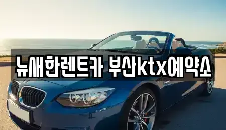 부산 중구 동광동5가 장기렌트카 전문 뉴새한렌트카 부산ktx예약소