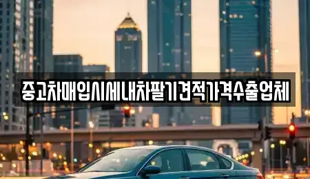 부산 중구 신창동4가 중고차매입 전문 중고차매입시세내차팔기견적가격수출업체