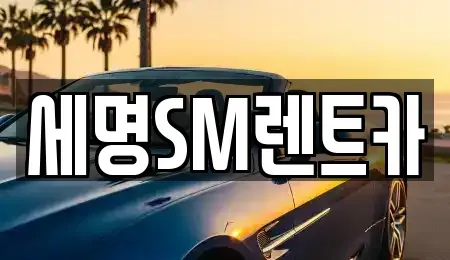 부산광역시 영도구 봉래동4가 렌트카 전문 세명SM렌트카