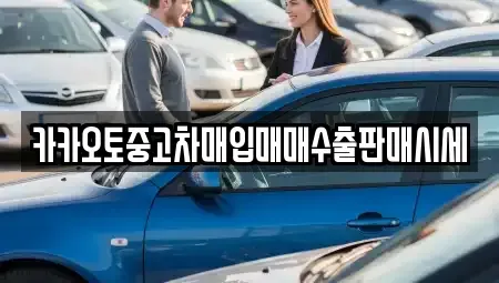 서울 도봉구 중고차매입 전문 카카오토중고차매입매매수출판매시세