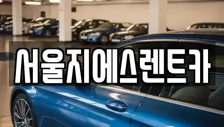 서울 마포구 아현동 렌트카 전문 서울지에스렌트카