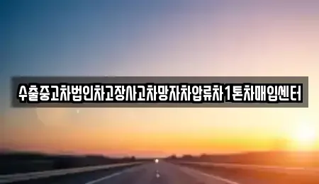 서울 마포구 아현동 중고차매입 전문 수출중고차법인차고장사고차망자차압류차1톤차매입센터