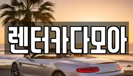 서울 서초구 신원동 렌트카 전문 렌터카다모아