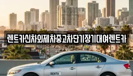 서울 서초구 신원동 렌트카 전문 렌트카신차외제차중고차단기장기대여렌트카
