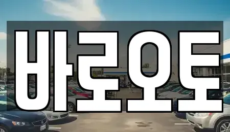 서울 서초구 양재동 중고차 전문 바로오토