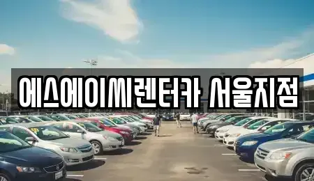 서울 성동구 사근동 렌트카 전문 에스에이씨렌터카 서울지점