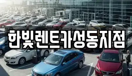 서울 성동구 사근동 렌트카 전문 한빛렌트카성동지점