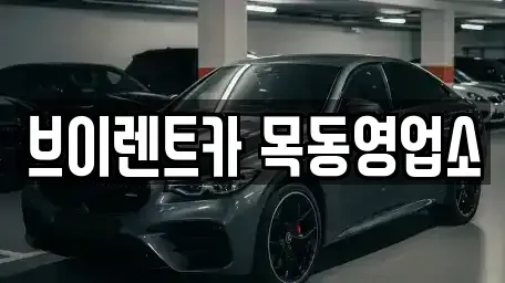 서울 영등포구 문래동6가 단기렌트카 전문 브이렌트카 목동영업소