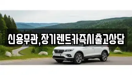 서울 영등포구 문래동6가 장기렌트카 전문 신용무관,장기렌트카즉시출고상담