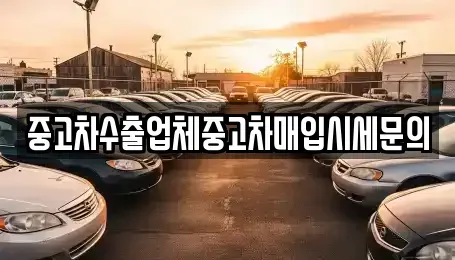 서울 영등포구 문래동6가 중고차매입 전문 중고차수출업체중고차매입시세문의