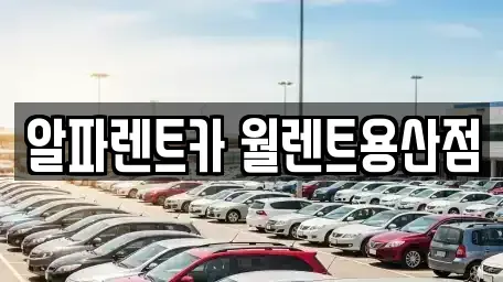 서울 용산구 한강로2가 렌트카 전문 알파렌트카 월렌트용산점
