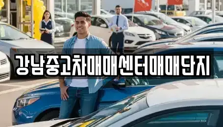 서울 용산구 한강로2가 중고차매매 전문 강남중고차매매센터매매단지