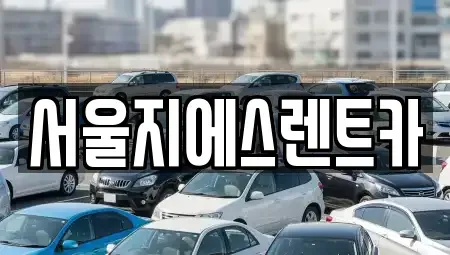 서울 은평구 불광동 렌트카 전문 서울지에스렌트카