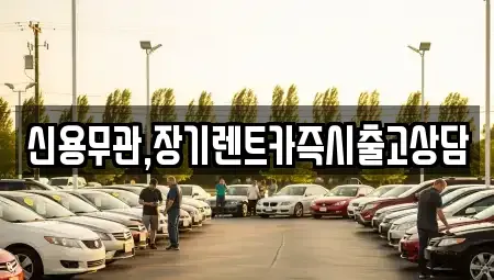 서울 은평구 불광동 장기렌트카 전문 신용무관,장기렌트카즉시출고상담