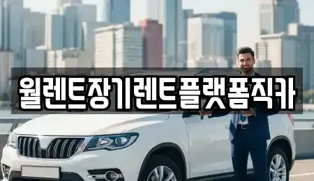 서울 종로구 명륜3가 장기렌트카 전문 월렌트장기렌트플랫폼직카