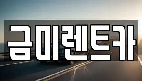 서울 종로구 원서동 렌트카 전문 금미렌트카
