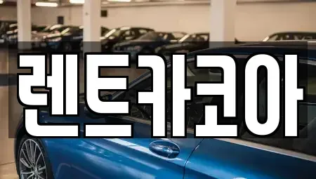 서울 중구 묵정동 렌트카 전문 렌트카코아
