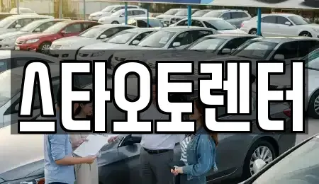 서울 중구 묵정동 렌트카 전문 스타오토렌터