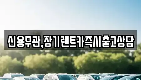 서울특별시 강동구 길동 장기렌트카 전문 신용무관,장기렌트카즉시출고상담
