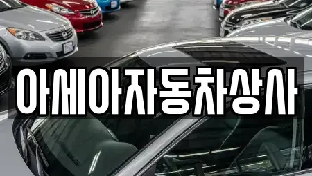 서울특별시 광진구 능동 중고차매매 전문 아세아자동차상사
