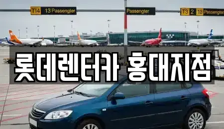 서울특별시 마포구 망원동 단기렌트카 전문 롯데렌터카 홍대지점