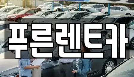 서울특별시 마포구 망원동 렌트카 전문 푸른렌트카