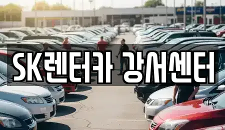 서울특별시 영등포구 당산동5가 장기렌트카 전문 SK렌터카 강서센터
