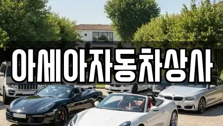 서울특별시 종로구 누하동 중고차 전문 아세아자동차상사