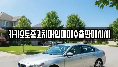 서울특별시 종로구 신문로1가 중고차매입 전문 카카오토중고차매입매매수출판매시세
