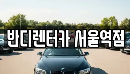 서울특별시 중구 봉래동2가 렌트카 전문 반디렌터카 서울역점