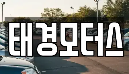 세종특별자치시 금남면 중고차매매 전문 태경모터스