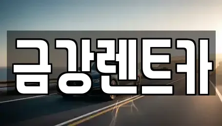 울산 북구 양정동 렌트카 전문 금강렌트카