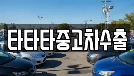 인천 계양구 임학동 중고차 전문 타타타중고차수출