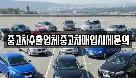 인천 미추홀구 중고차매입 전문 중고차수출업체중고차매입시세문의
