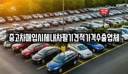 인천 연수구 송도동 중고차매입 전문 중고차매입시세내차팔기견적가격수출업체